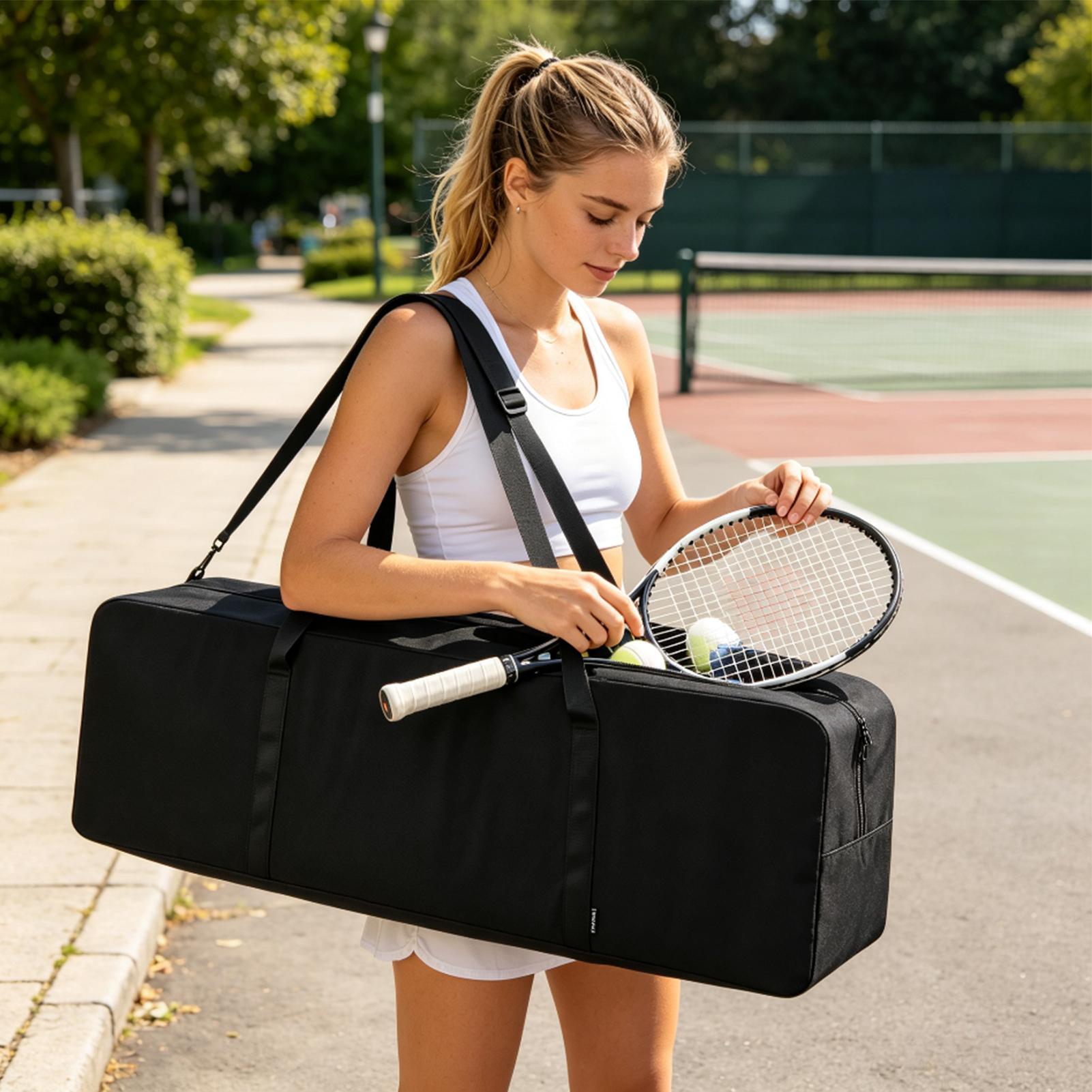 Badminton Bag - Pickleball File Çantası, Katlanabilir File Sistemli,