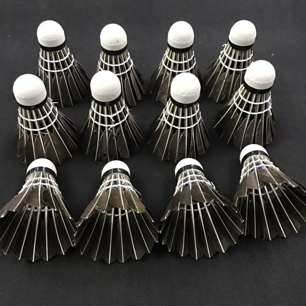 Feather Shuttlecock - 3/6/12 adet aksesuarlar istikrarlı spor profesyonel