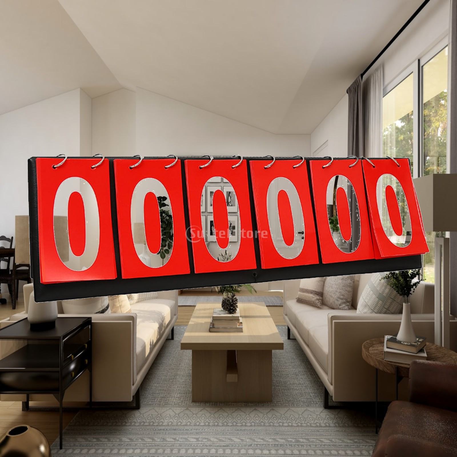 Scoreboard Digital - 6 Haneli Masa Üstü Skor Tablosu,