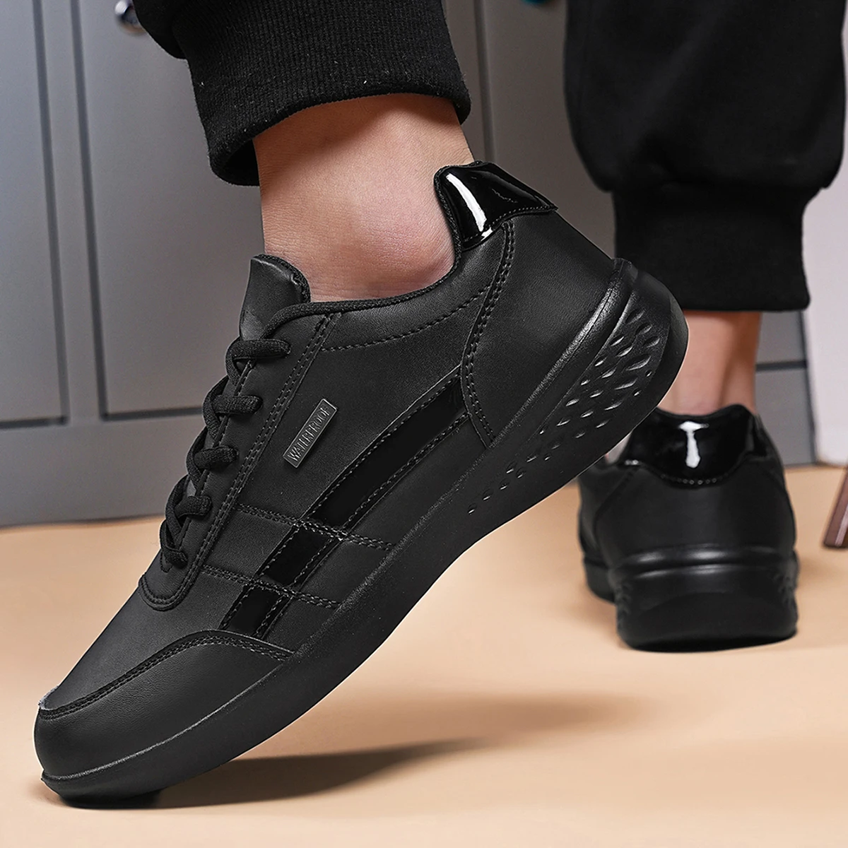 Deri PU erkek ayakkabıları spo - Badminton Shoes Men incelemesi ve fiyatı