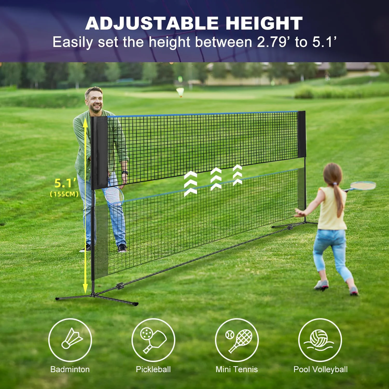 10FT Yüksek Çelik Çok Amaçlı S - Badminton Bag incelemesi ve fiyatı