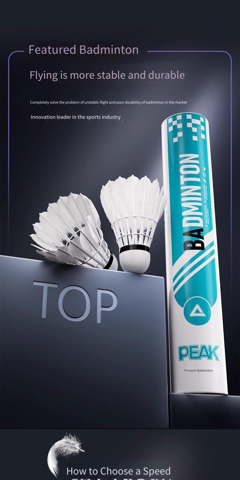 PEAK Kaz Tüyü Badminton Topu R - Feather Shuttlecock incelemesi ve fiyatı