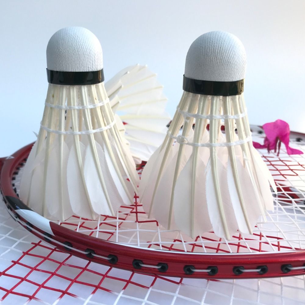 3/6/12 adet yeni beyaz badmint - Feather Shuttlecock incelemesi ve fiyatı